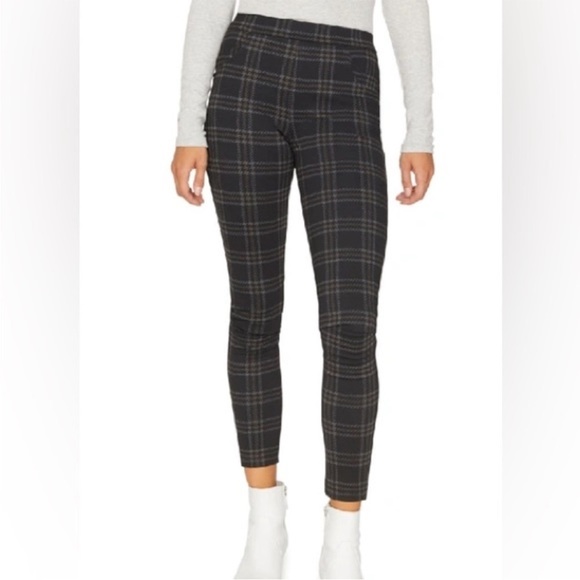 SANCTUARY Grease Plaid Leggings High Rise Skinny Autumn Plaid Black Women's XS - Picture 1 of 14